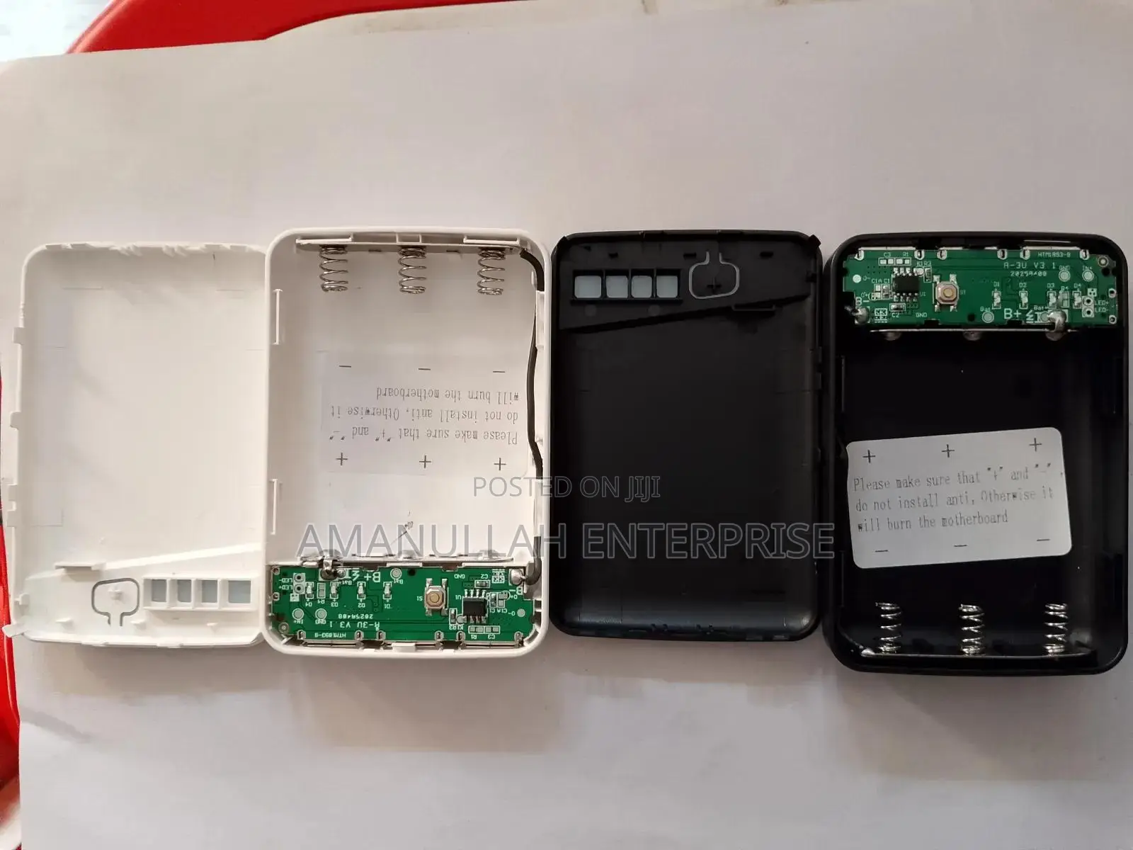 Power Bank Casing For 3 Battery ( Battery Not Incluide)