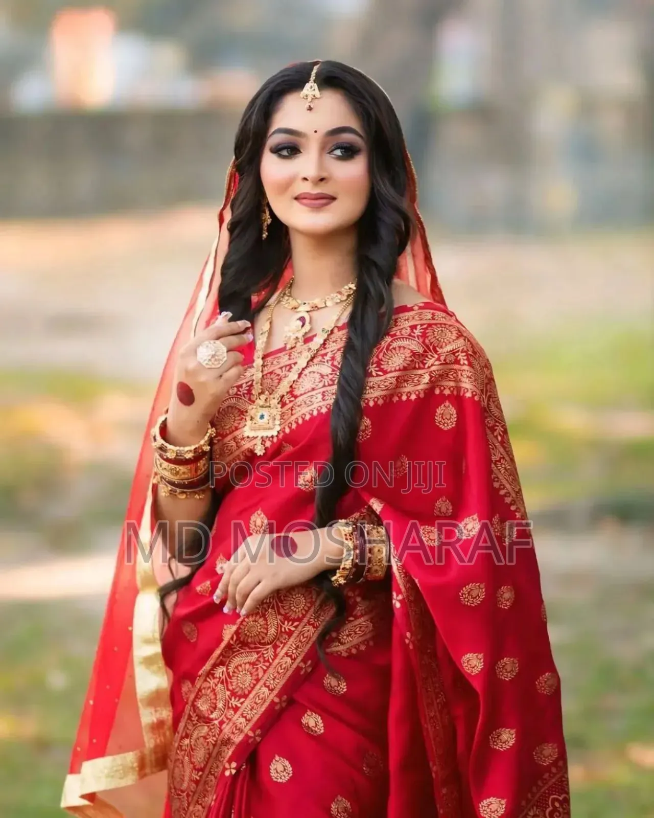 Japani Silk Skin Print Sharee With Blouse Piece