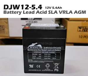 Photo - Leoch 12v 5.4ah Led Acid Powerfull Battery (Brand New)
