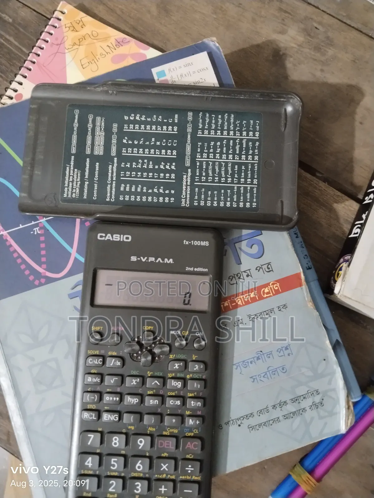 Calculator Fx100ms