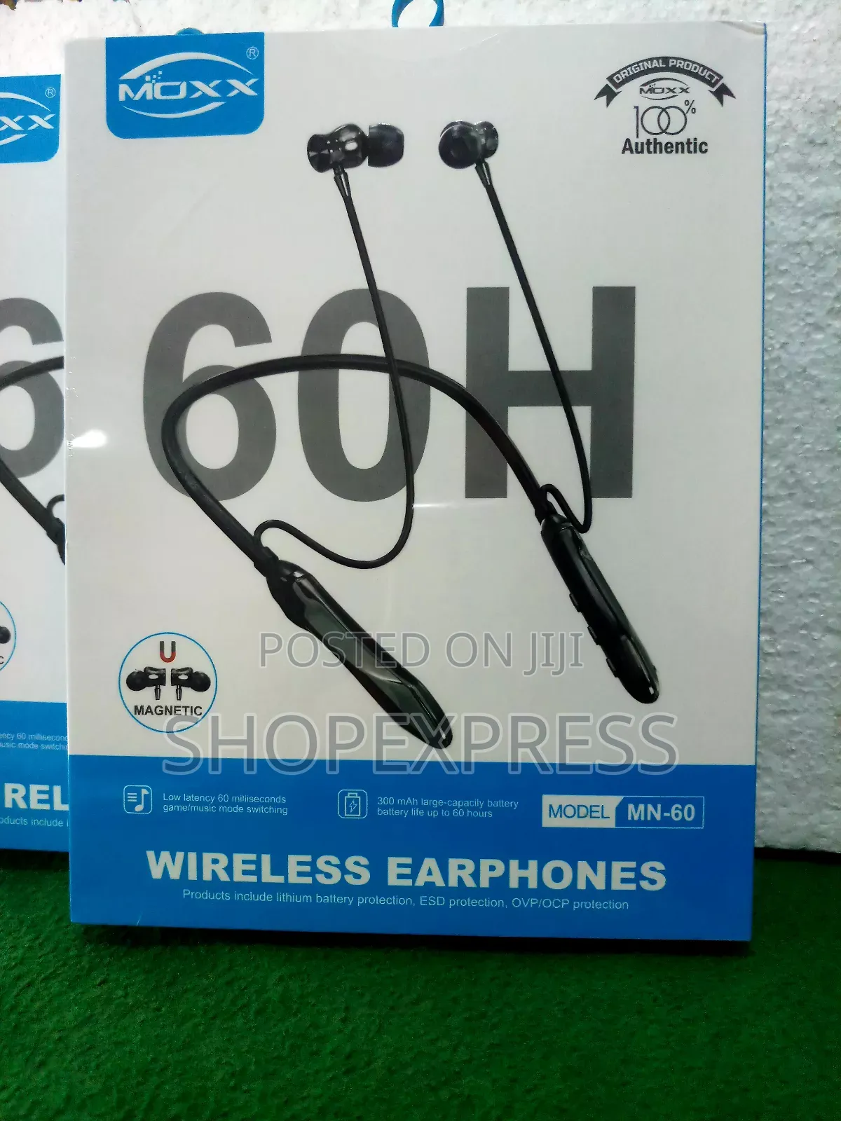 Moxx Mn-60 Wireless Neckband (60 Hour Music)