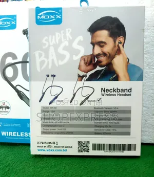 Moxx Mn-60 Wireless Neckband (60 Hour Music)
