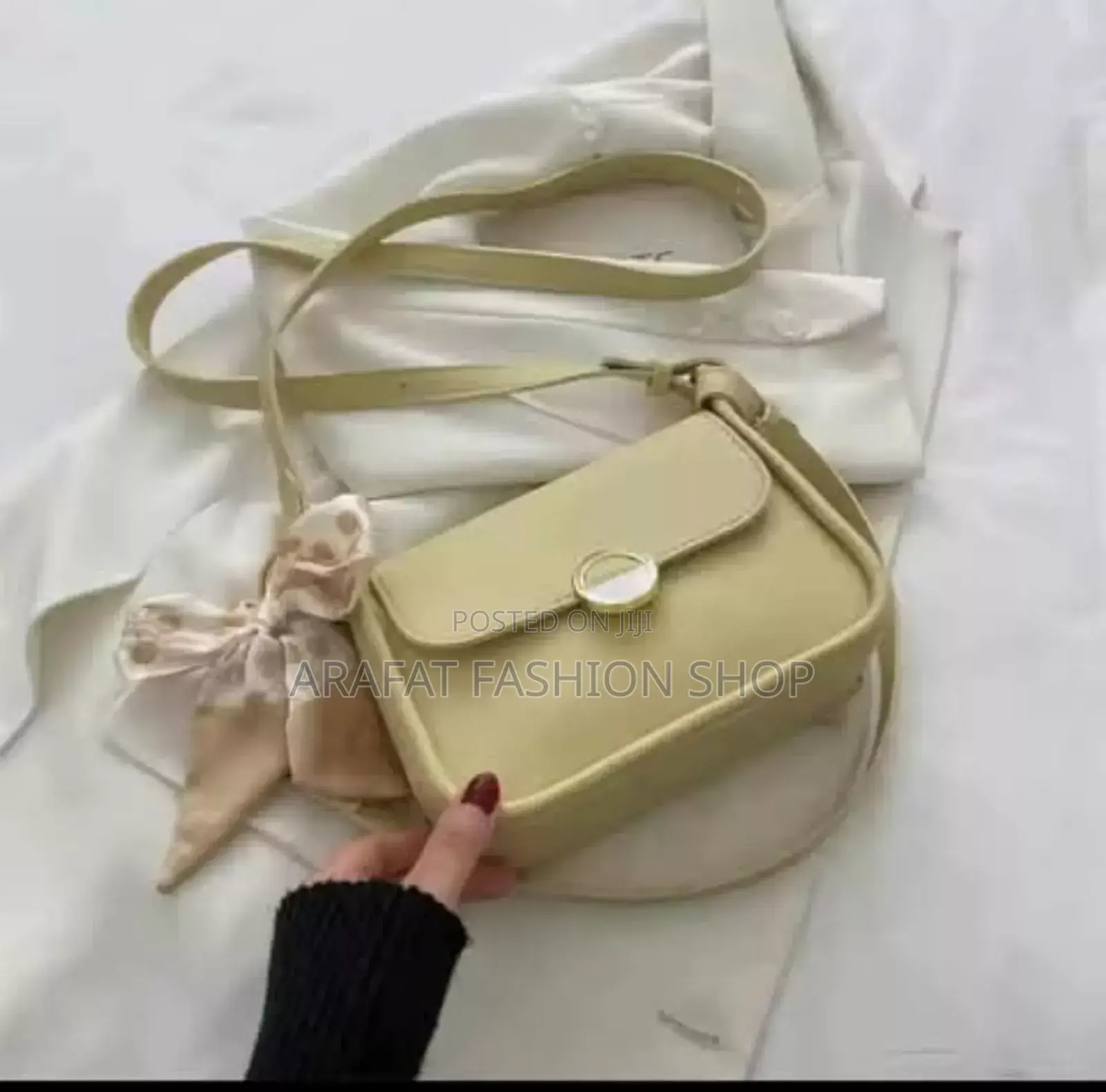 Woman Pu Solic Colour Shoulder Bag