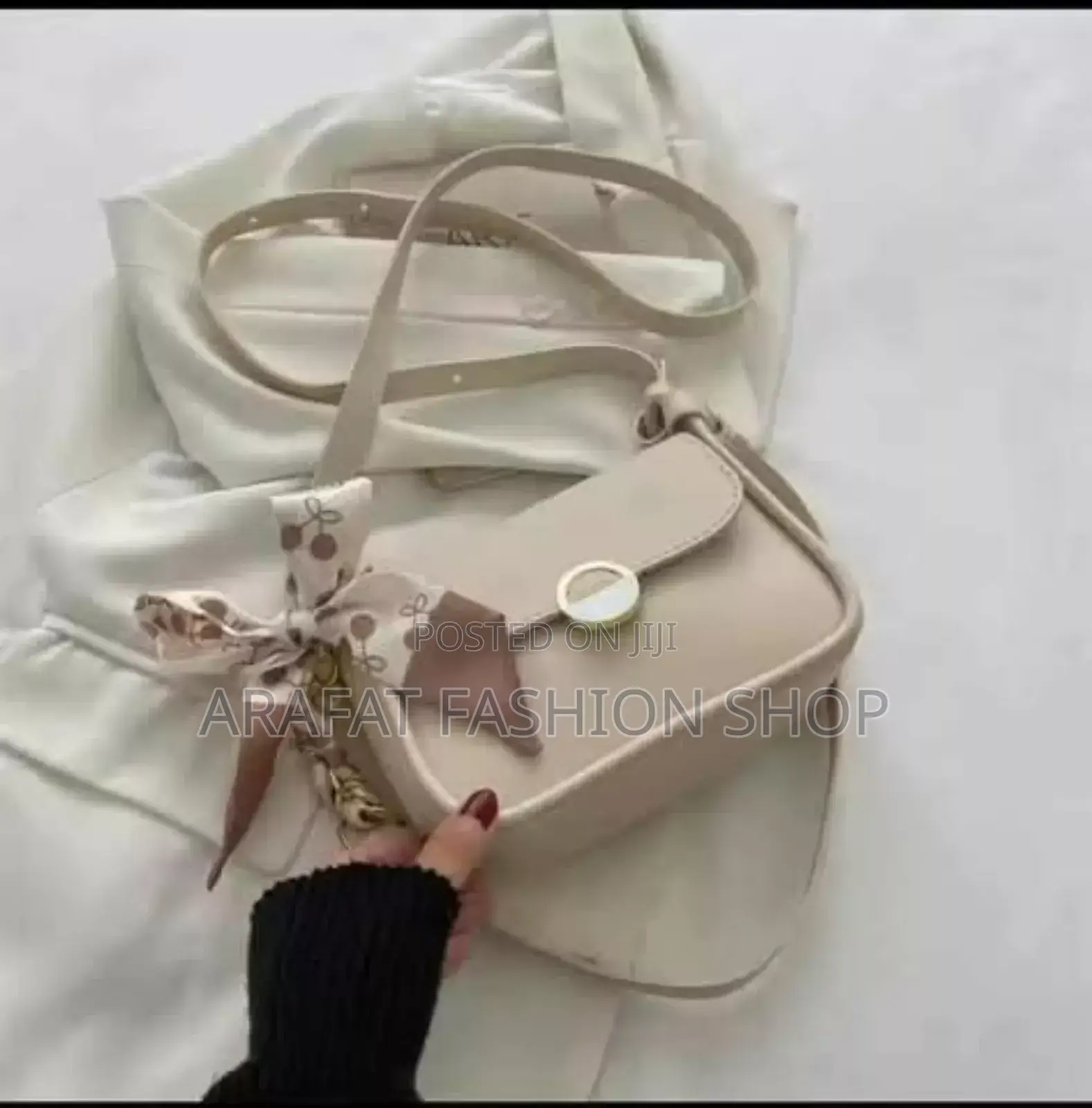 Woman Pu Solic Colour Shoulder Bag