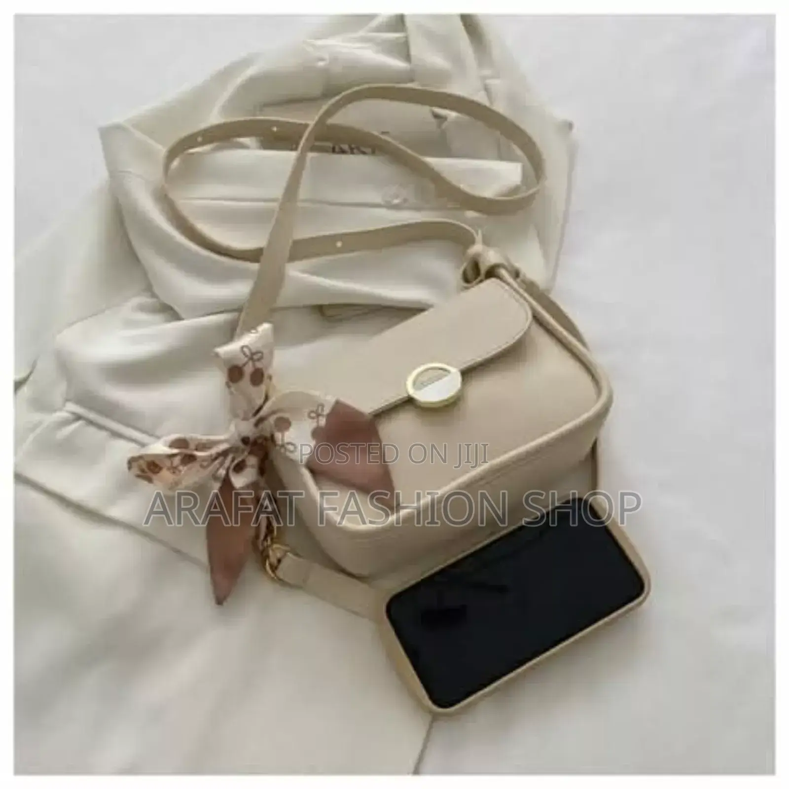 Woman Pu Solic Colour Shoulder Bag