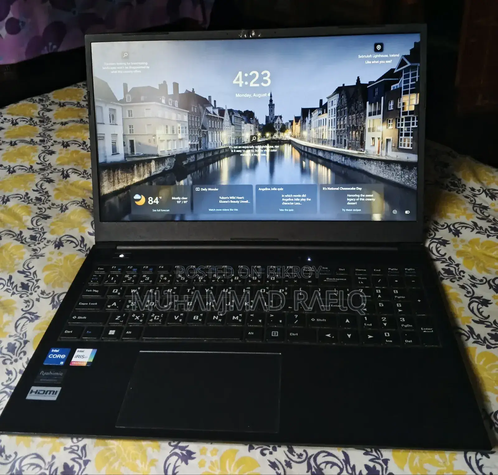 Laptop 8GB Intel Core I5 SSD 512GB
