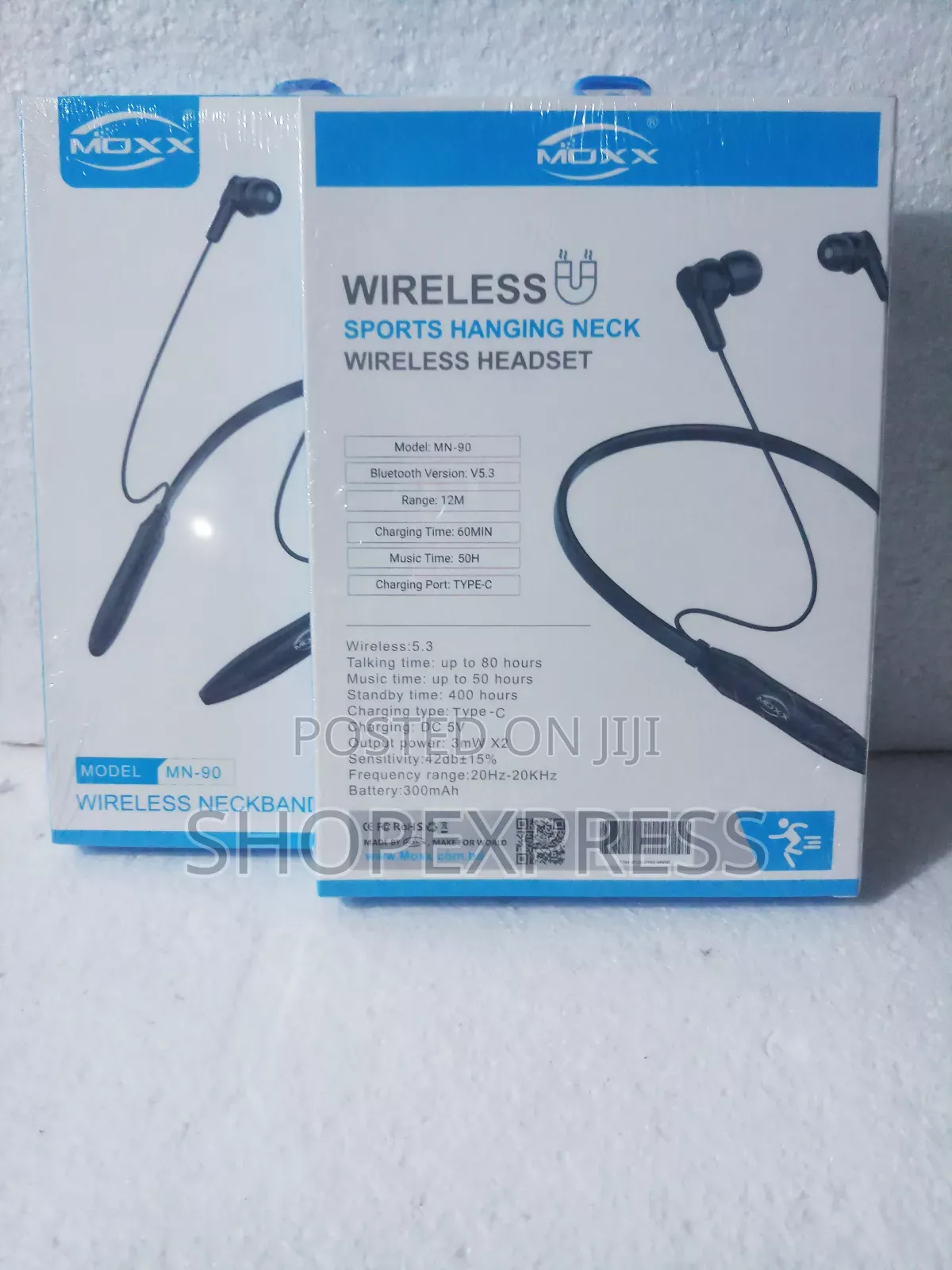 Moxx Mn-90 Wireless Neckband (400 Hour)