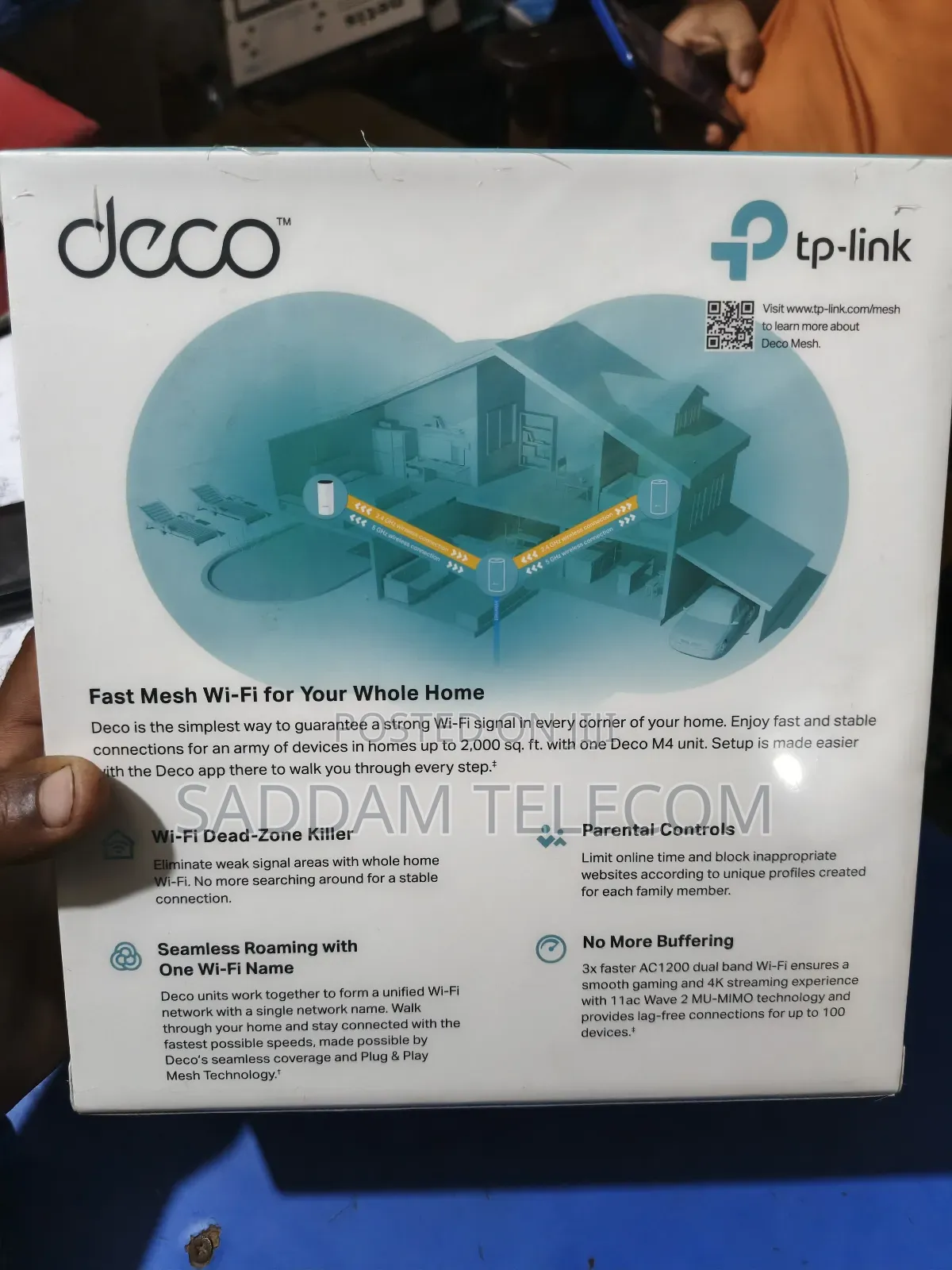 Tp-Link Deco M4 (Single Pack) Ac1200 Dual-Band Router