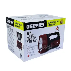 Geepas Gsl5572 Rechargeable Led Search Light