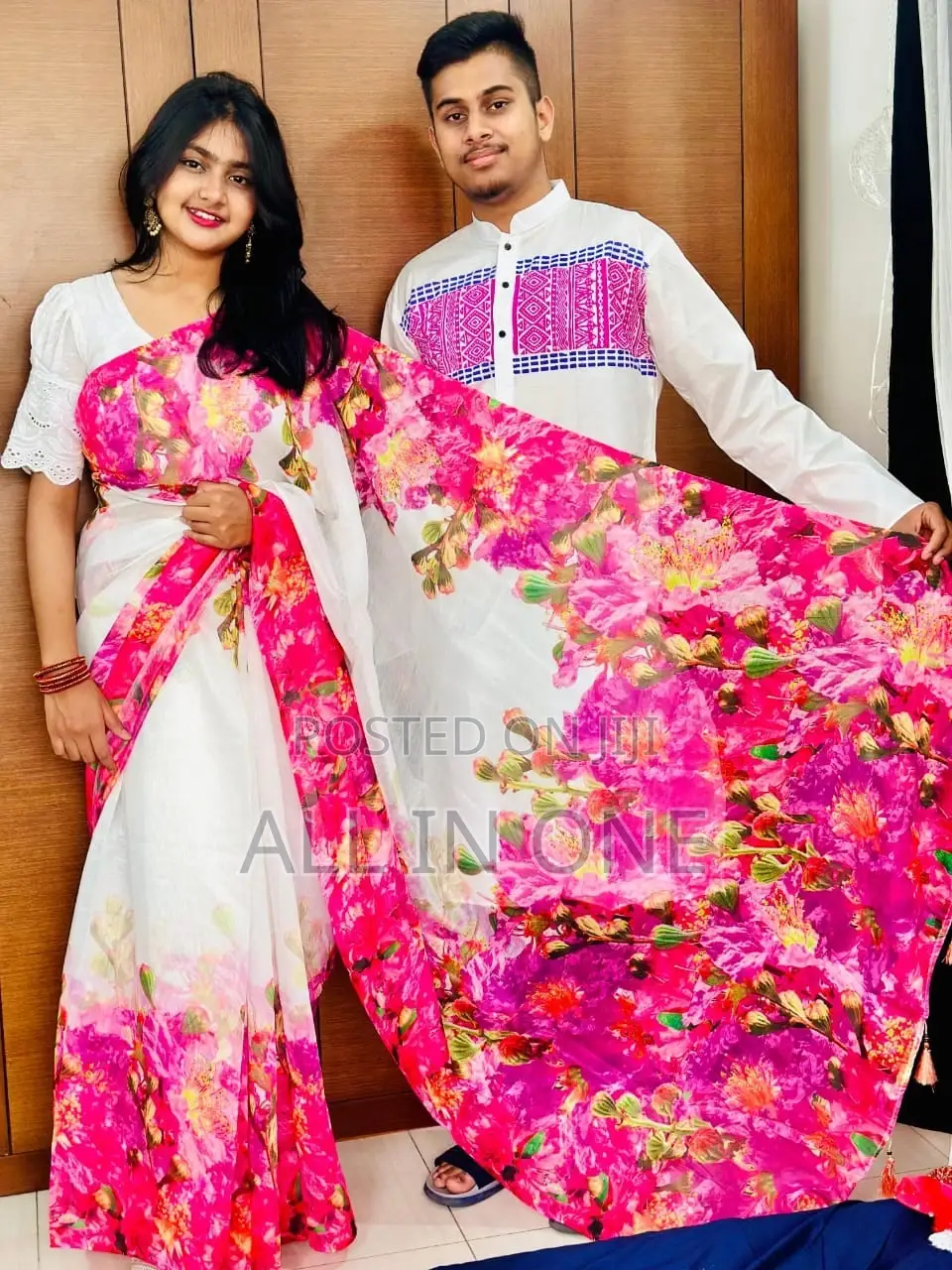 Sharee Panjabi Couple With Blouse Piece