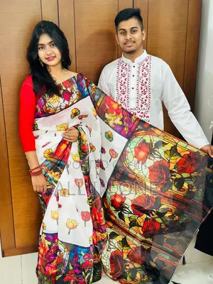 Sharee Panjabi Couple With Blouse Piece