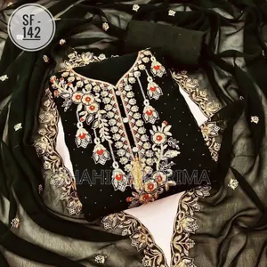 Photo - Embroidary Georjet Three Piece