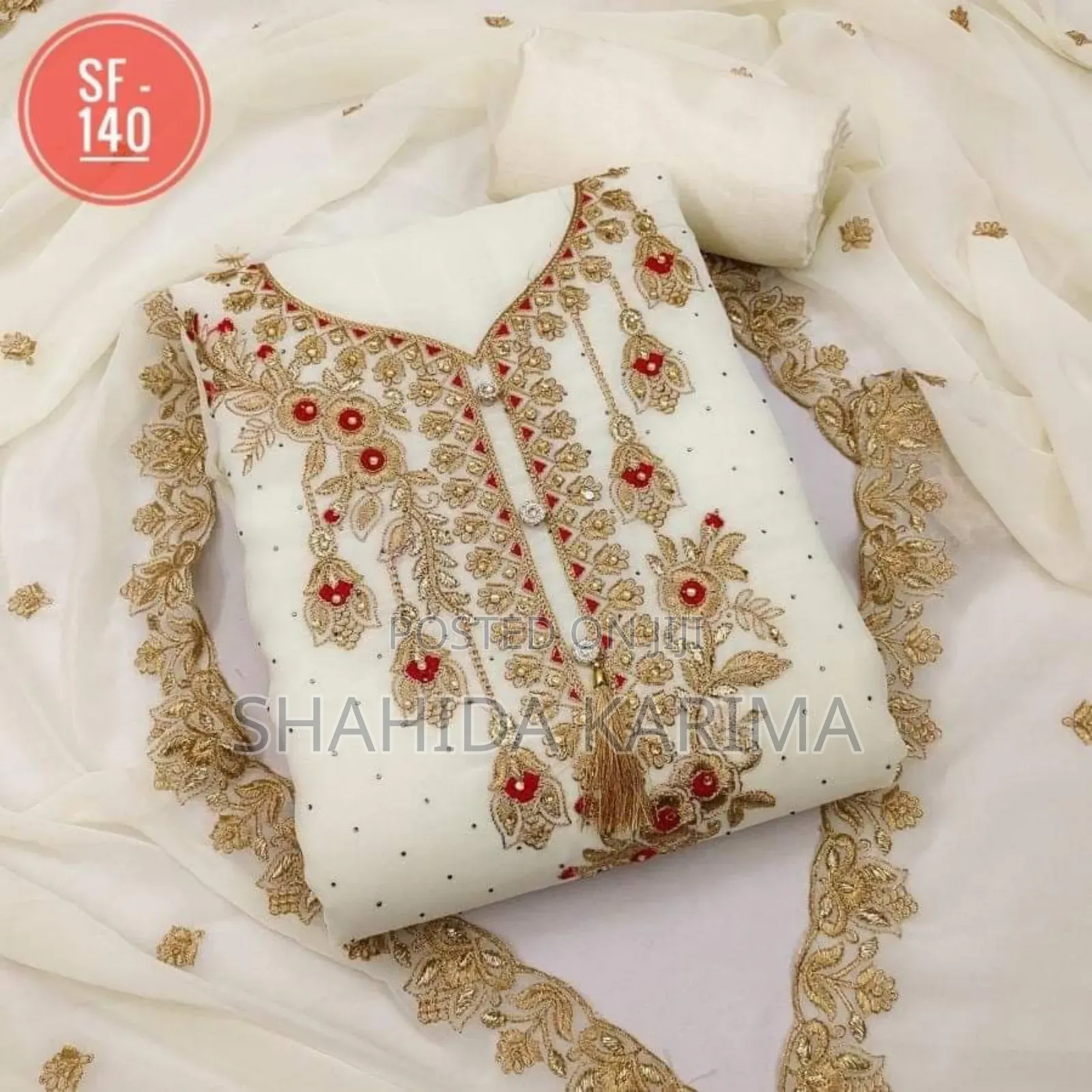 Embroidary Georjet Three Piece