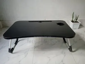 Photo - Multi-Functional Folding Laptop Table – MDF Metal