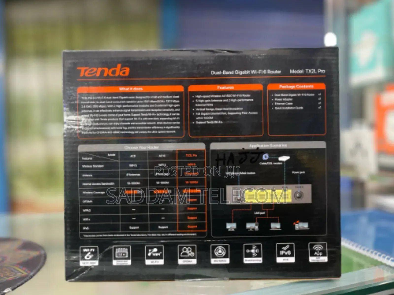 Tenda Tx2l Pro Ax1500 Dual-Band Gigabit Wi-Fi 6 Router