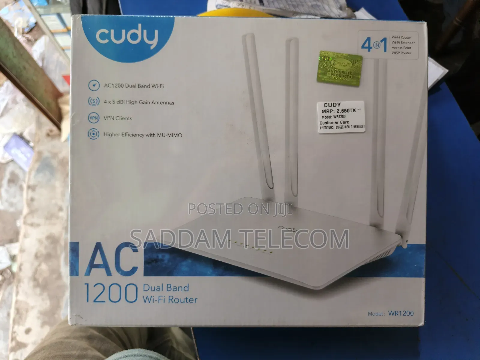 Cudy Wr1200 Ac1200 Dual Band Wi-fi Router