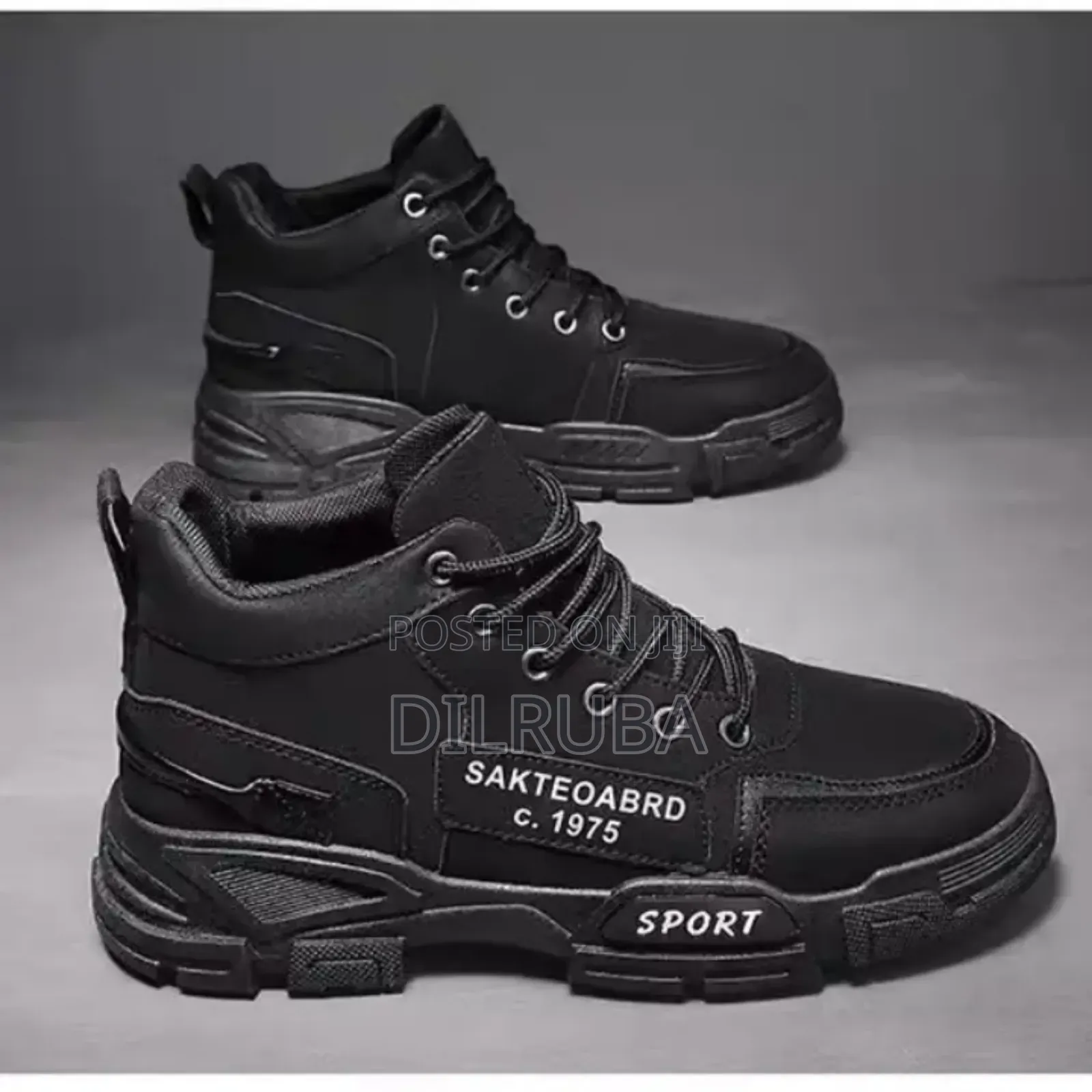 Men's High-Top Sporty Sneakers | Stylish Comfortable