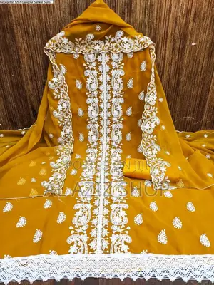 Embroidered Cotton Three-Piece Set