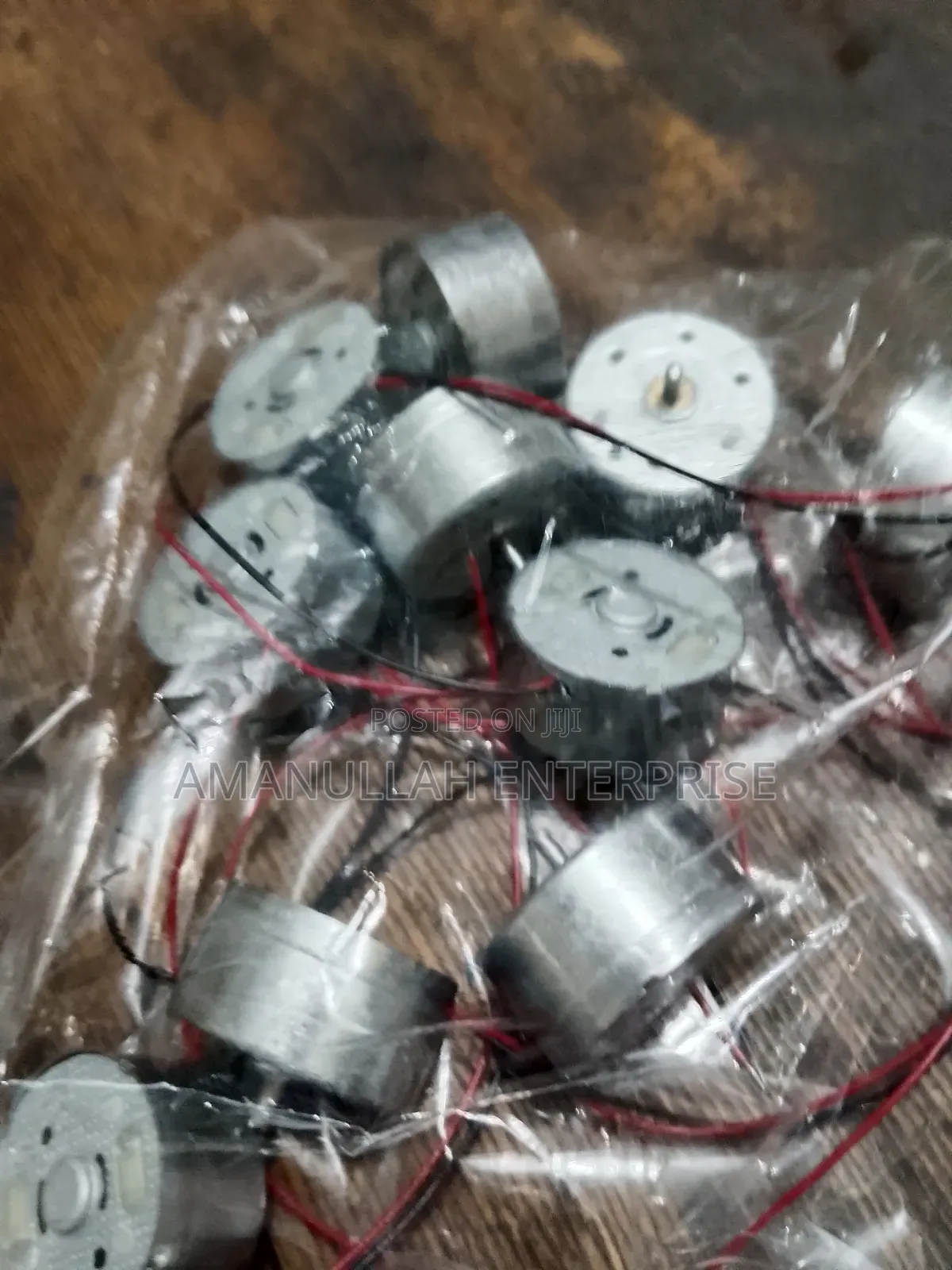 Small, Round Dc Motor Commonly Used in Various Diy Projects,