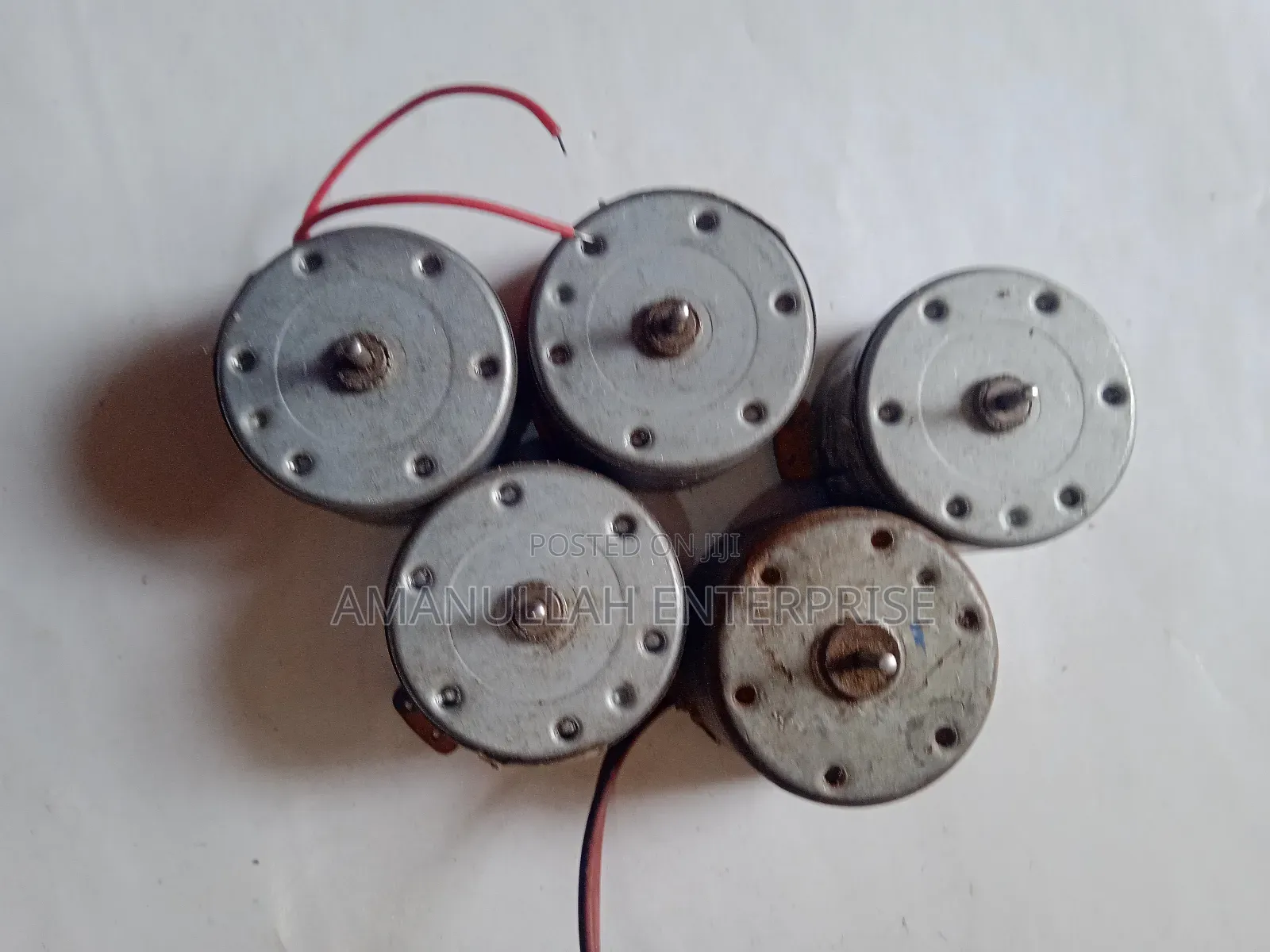 Small, Round Dc Motor Commonly Used in Various Diy Projects,