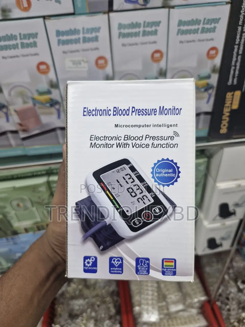 Digital Blood Pressure Monitor – Voice Function LCD