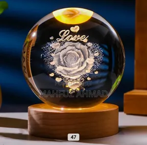 Photo - 3d Warm White Usb Power And Night Led Ball