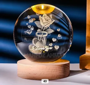 3d Warm White Usb Power And Night Led Ball