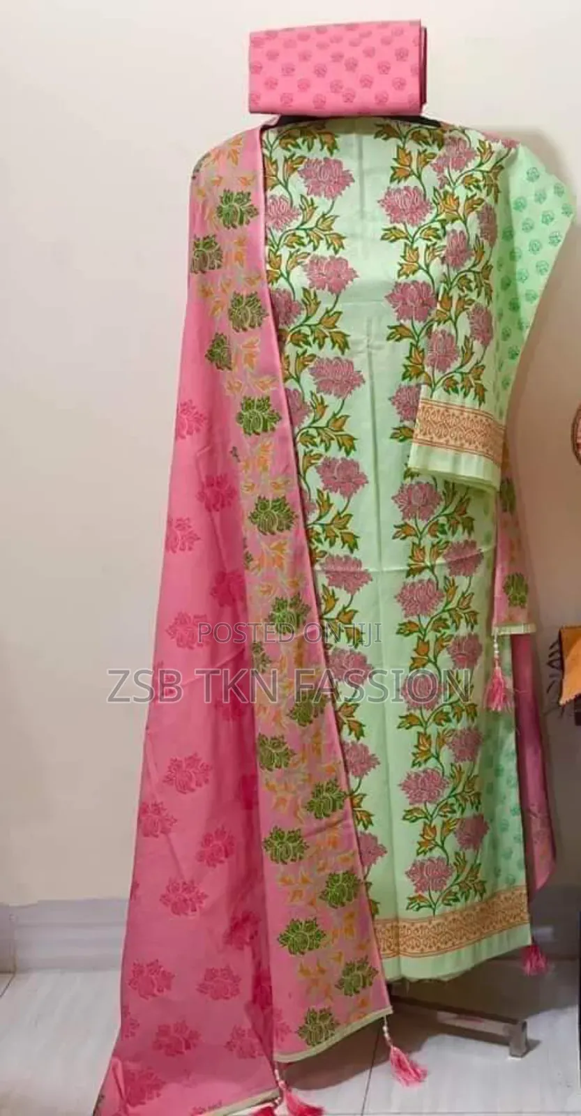 Block Print Three Piece