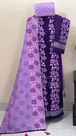 ব্লক প্রিন্ট থ্রি পিস