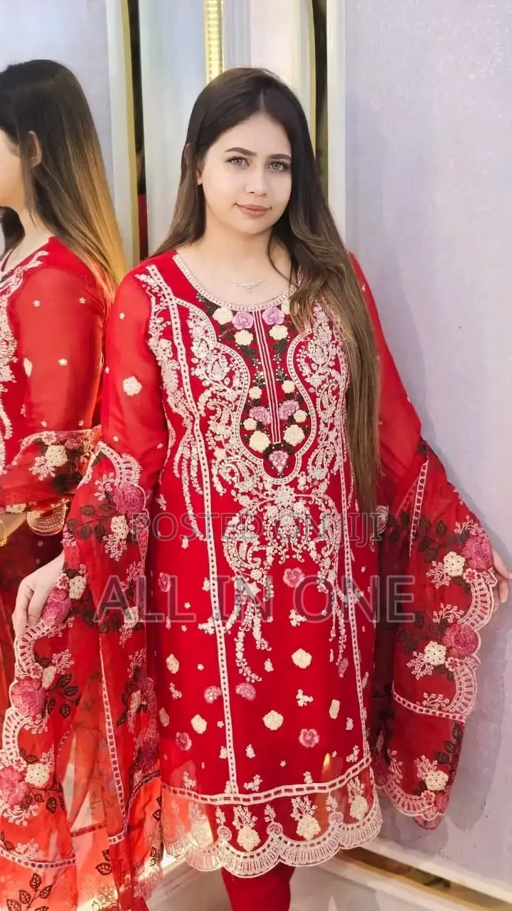 Pakistani Design 4-Piece Sada Bahar Tissue Set