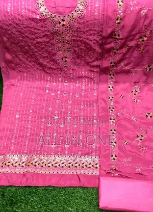 Premium Unstitched Three Piece