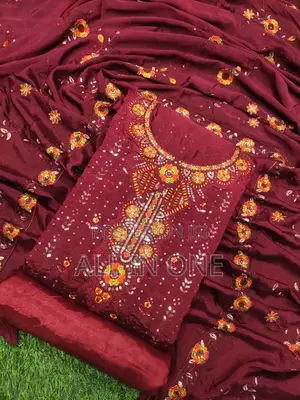 Premium Unstitched Three Piece