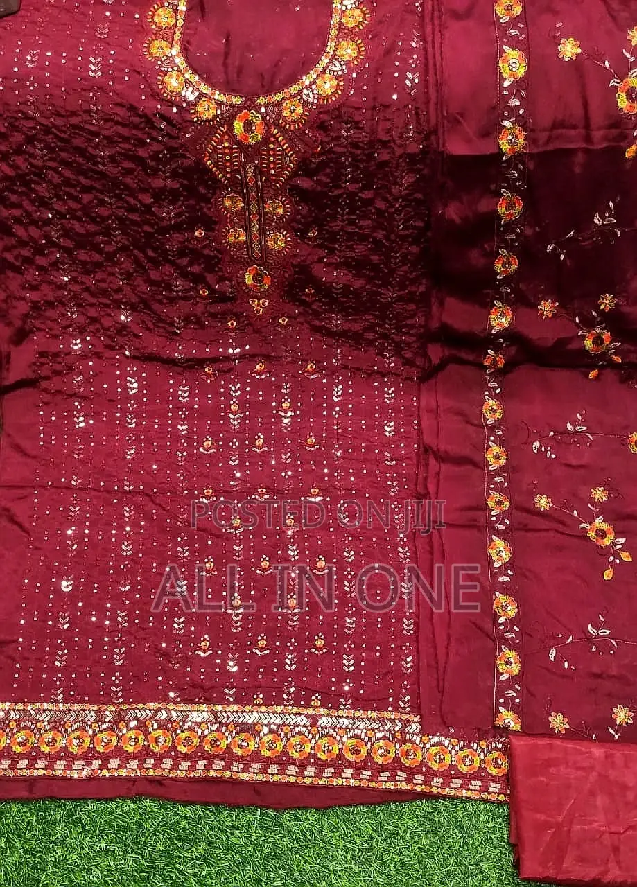 Premium Unstitched Three Piece