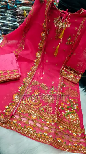 Pakistani Design 4-Piece Sada Bahar Tissue Set