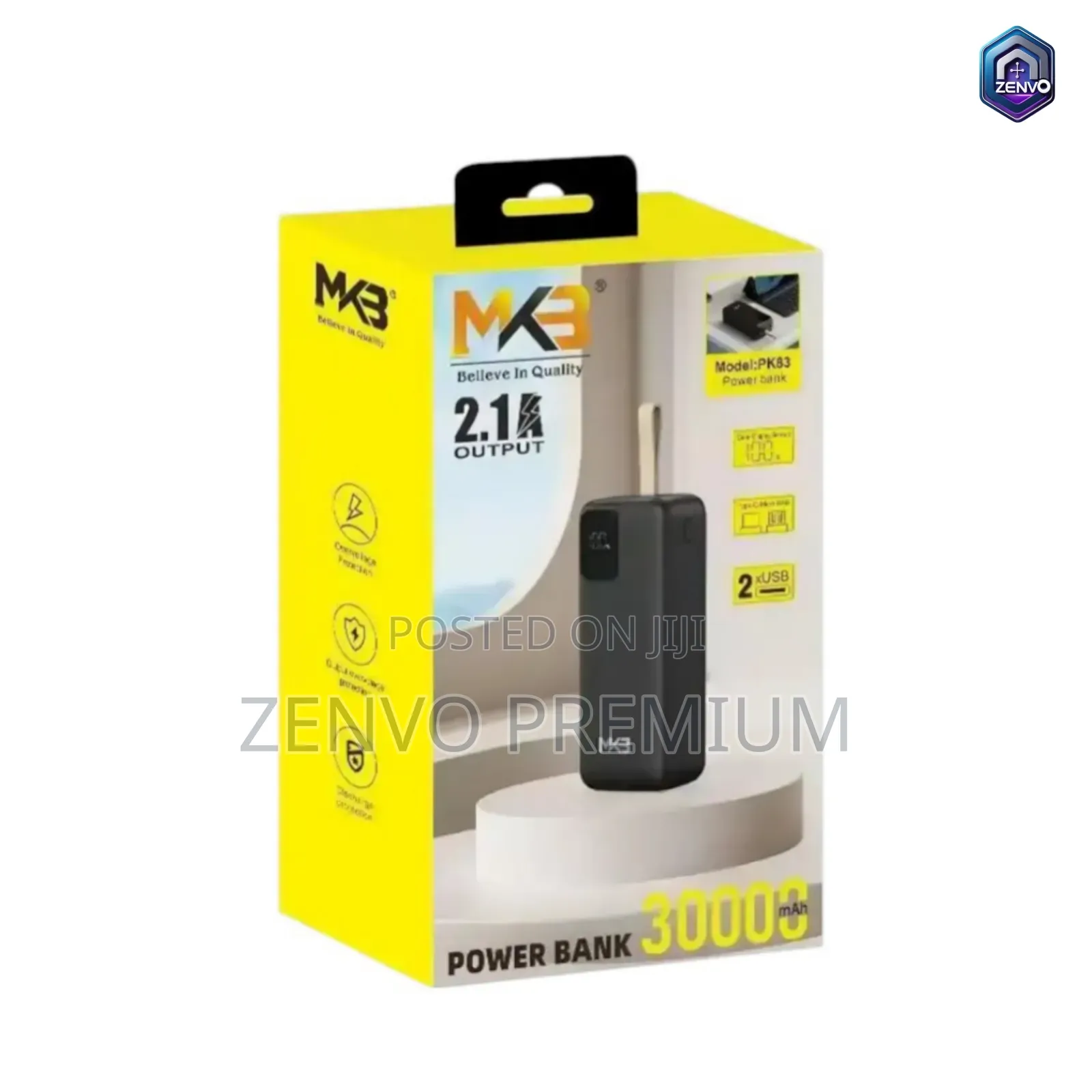 MKB 2.1a 30000mah Fast Charging Power Bank