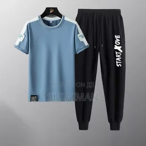 Photo - Cotton T-Shirt and Trouser Set