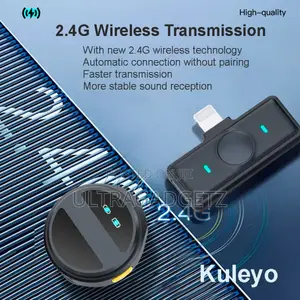 Sx21-New 2-in-1 Wireless Lavalier Microphone Dual Mic Setup