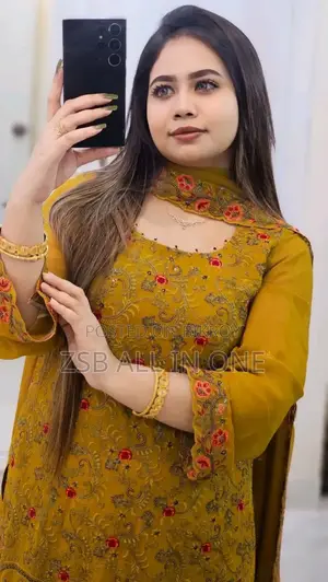 জর্জেট এমব্রয়ডারি ফোর পিস