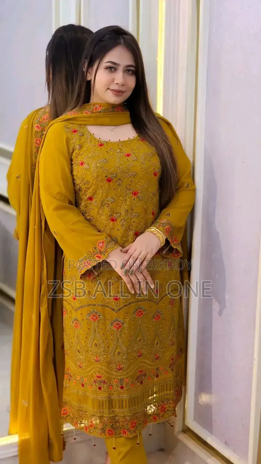 জর্জেট এমব্রয়ডারি ফোর পিস