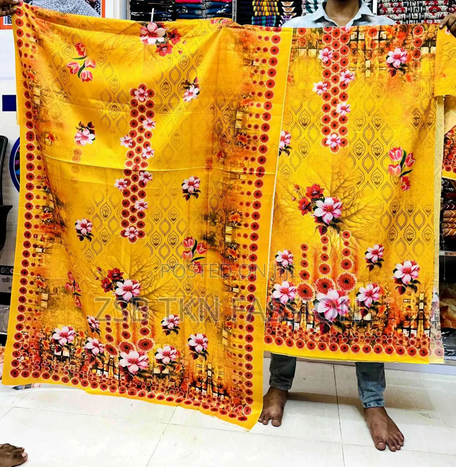 Crochet Sequin Dress in Adi Work