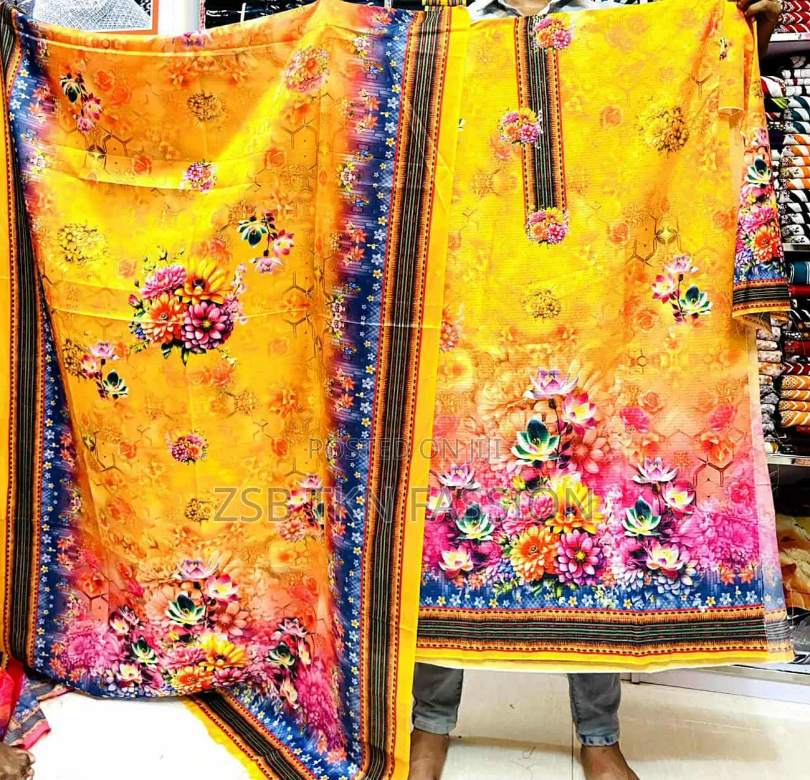 Crochet Sequin Dress in Adi Work