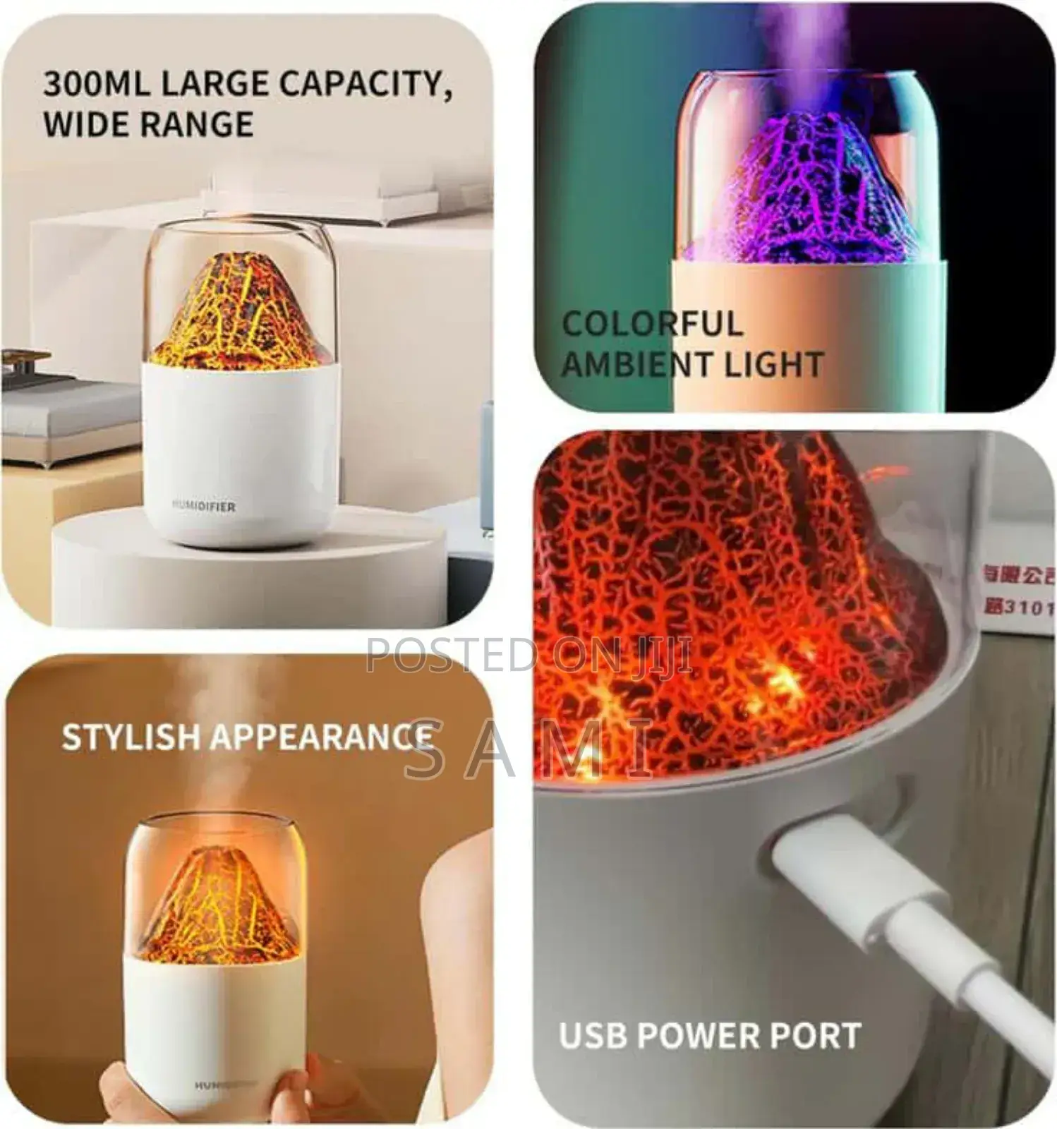H05 Volcano Air Humidifier – 180ml