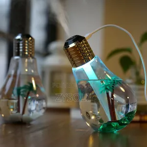Photo - Bulb Humidifier Lamp Shade Decorative Lights Diffuser
