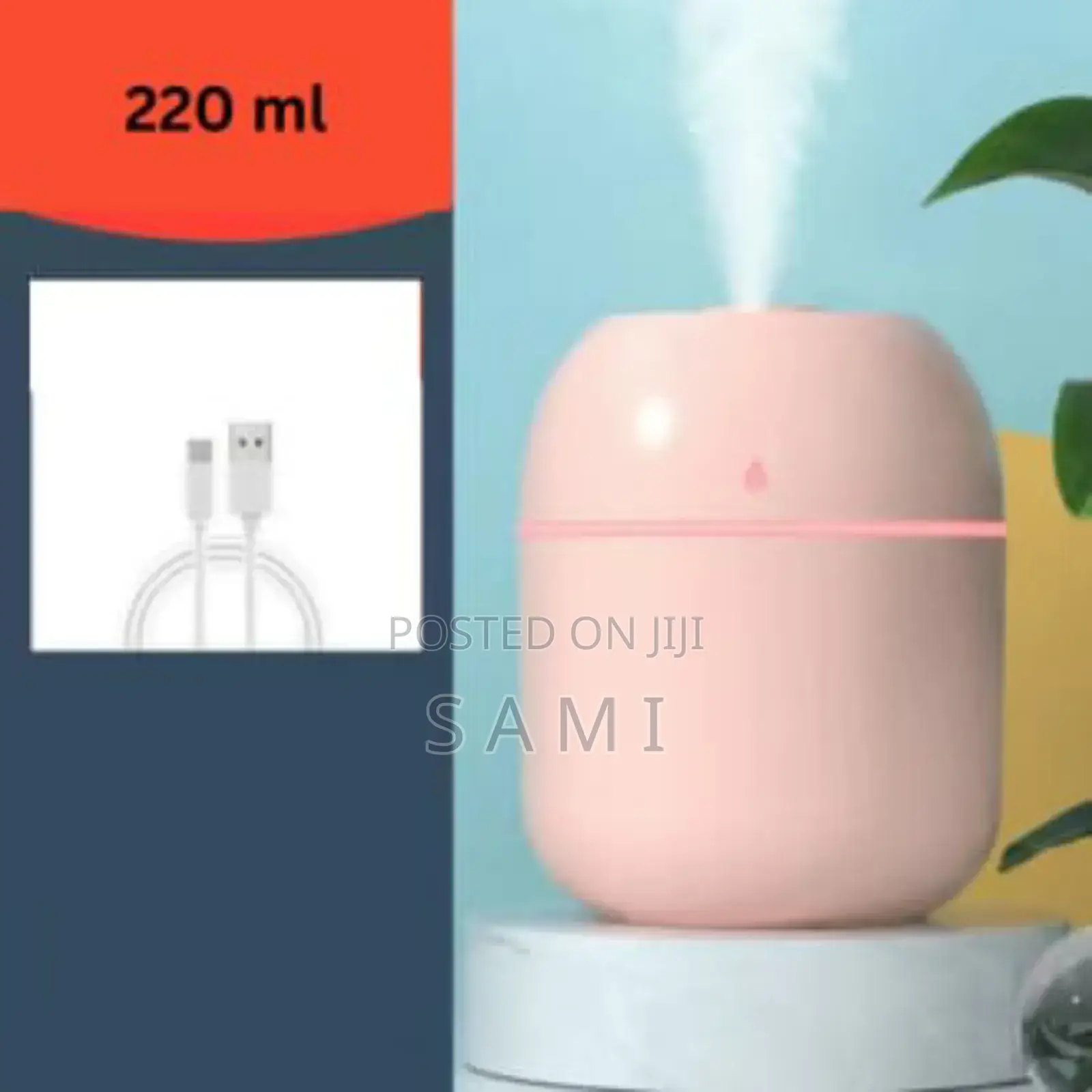 220ml Ultrasonic Mini Air Humidifier Aroma Diffuser