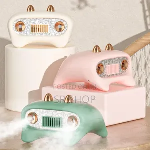 Photo - Portable Mini Fan Adjustable Office Desktop Fan Dual Usb