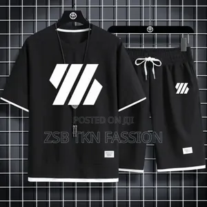 Mash T-Shirt and Short Pant Set Jj Ff Hh