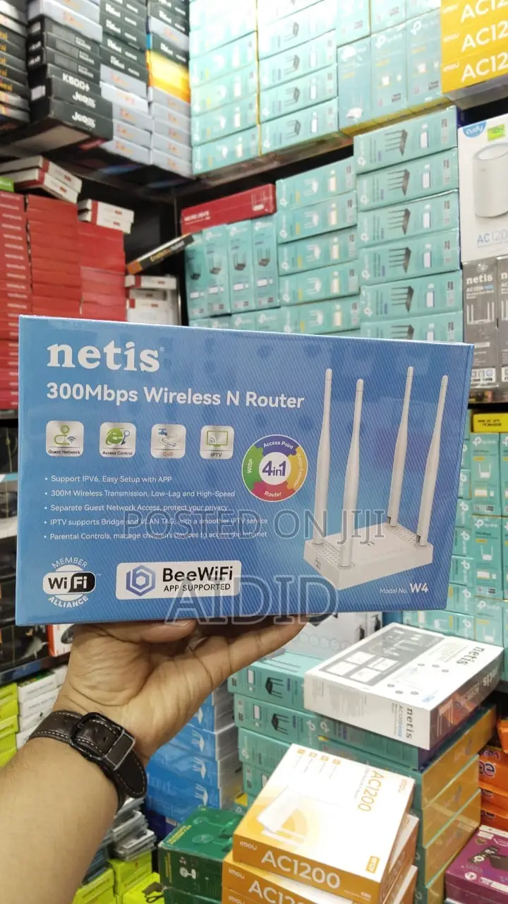 Netis W4 300mbps 4 Antenna Router Netis Greenwave