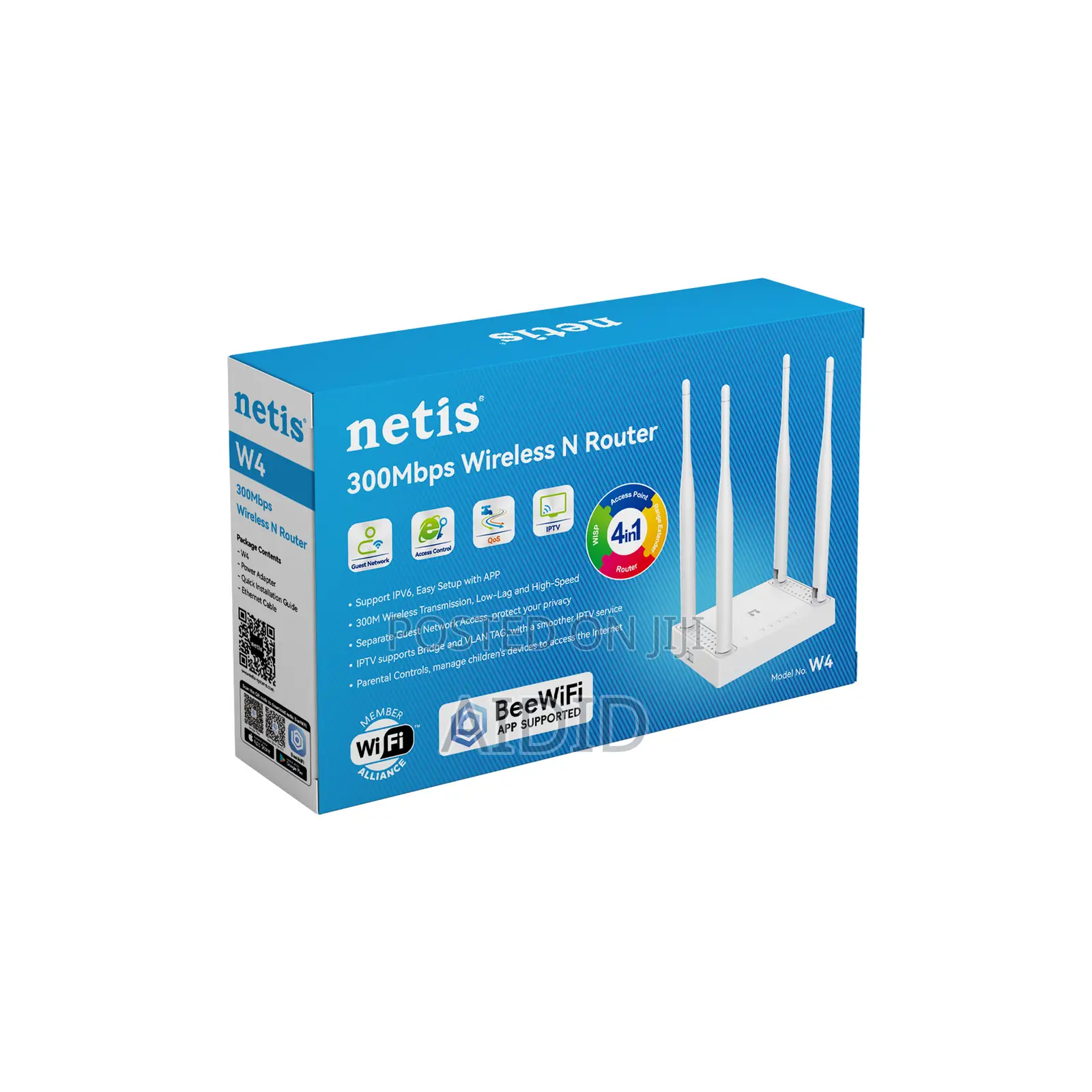 Netis W4 300mbps 4 Antenna Router Netis Greenwave