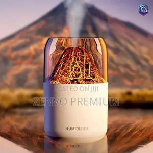 Photo - H05 Volcano Air Humidifier With Night Light – 180ml