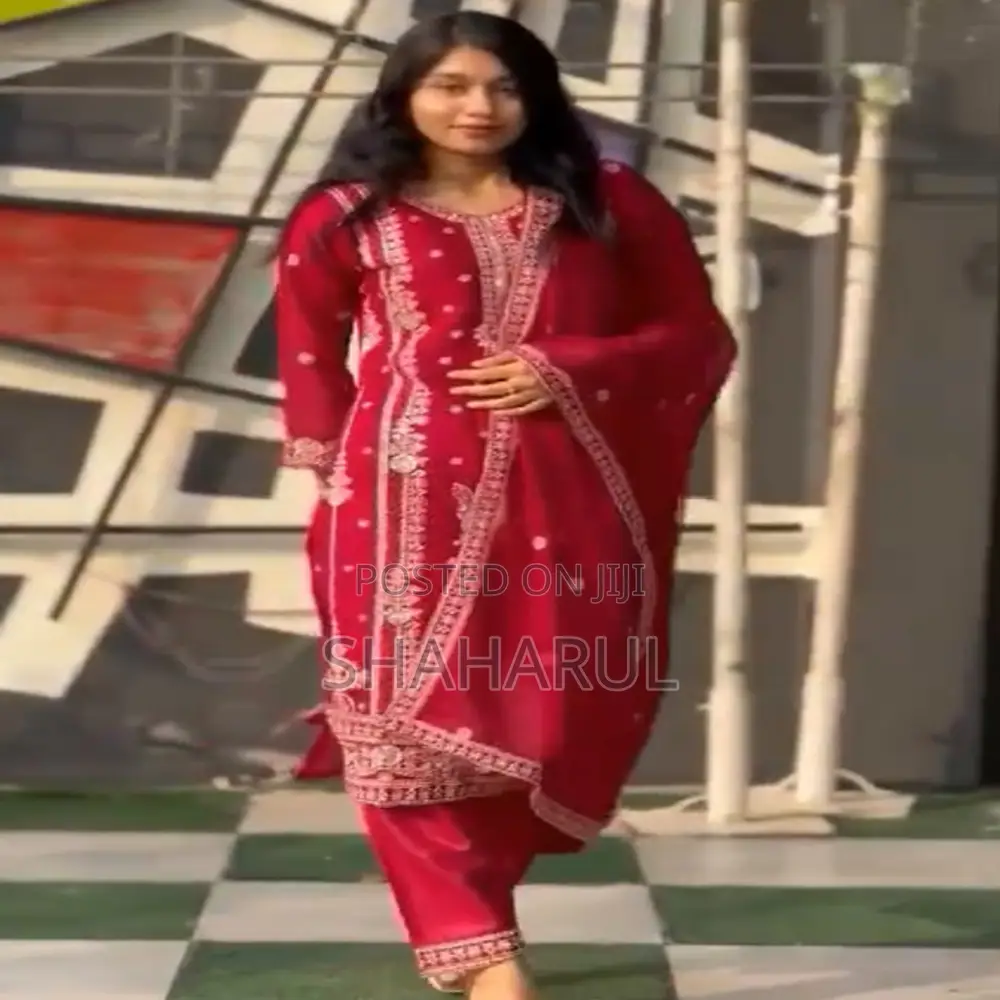 Georgette Embroidery Four Piece 16810